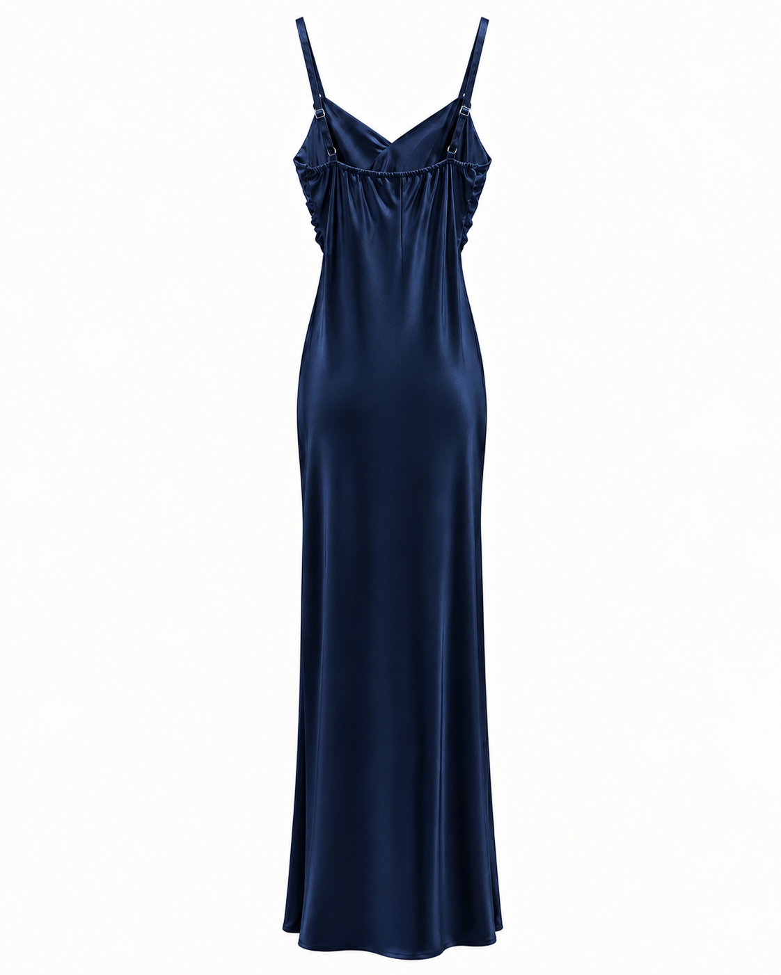 SATIN DRAPÉ | Maxi Dress