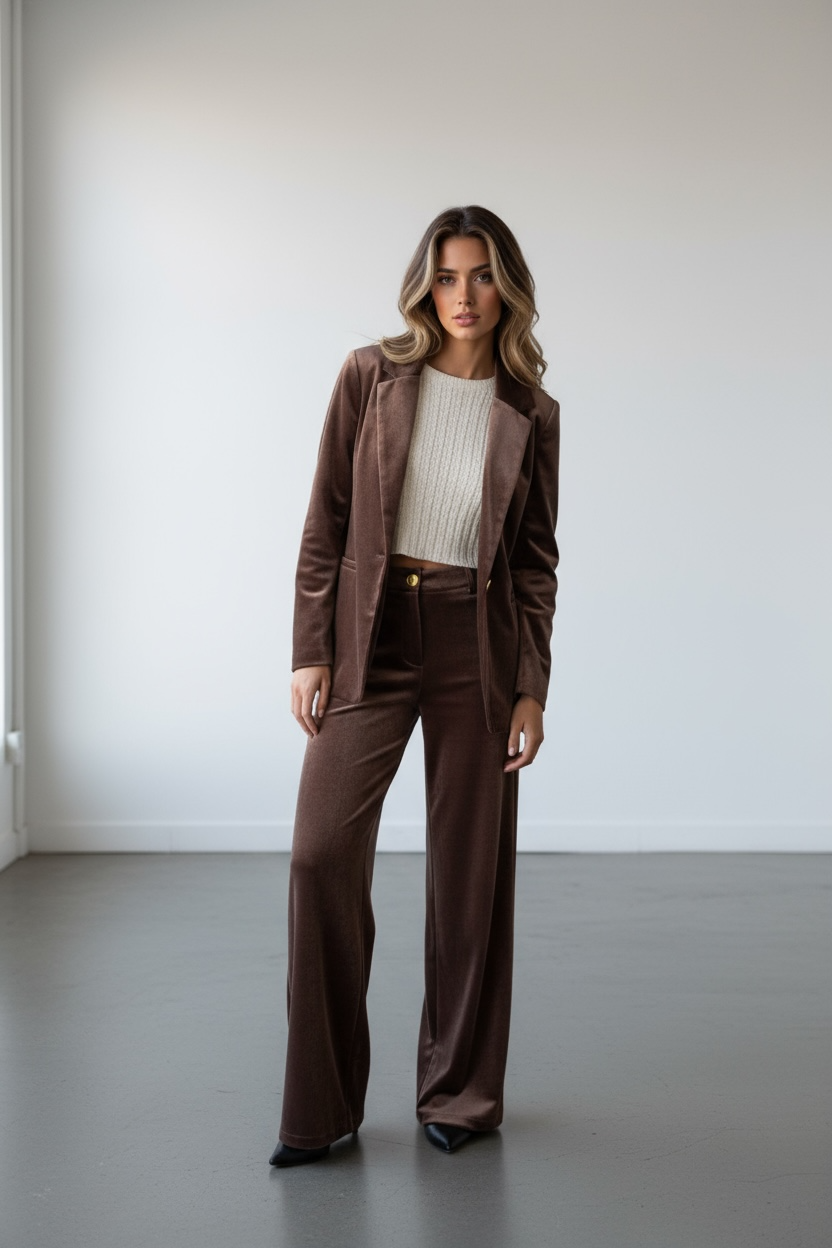 Completo in velluto – Giacca e Pantaloni