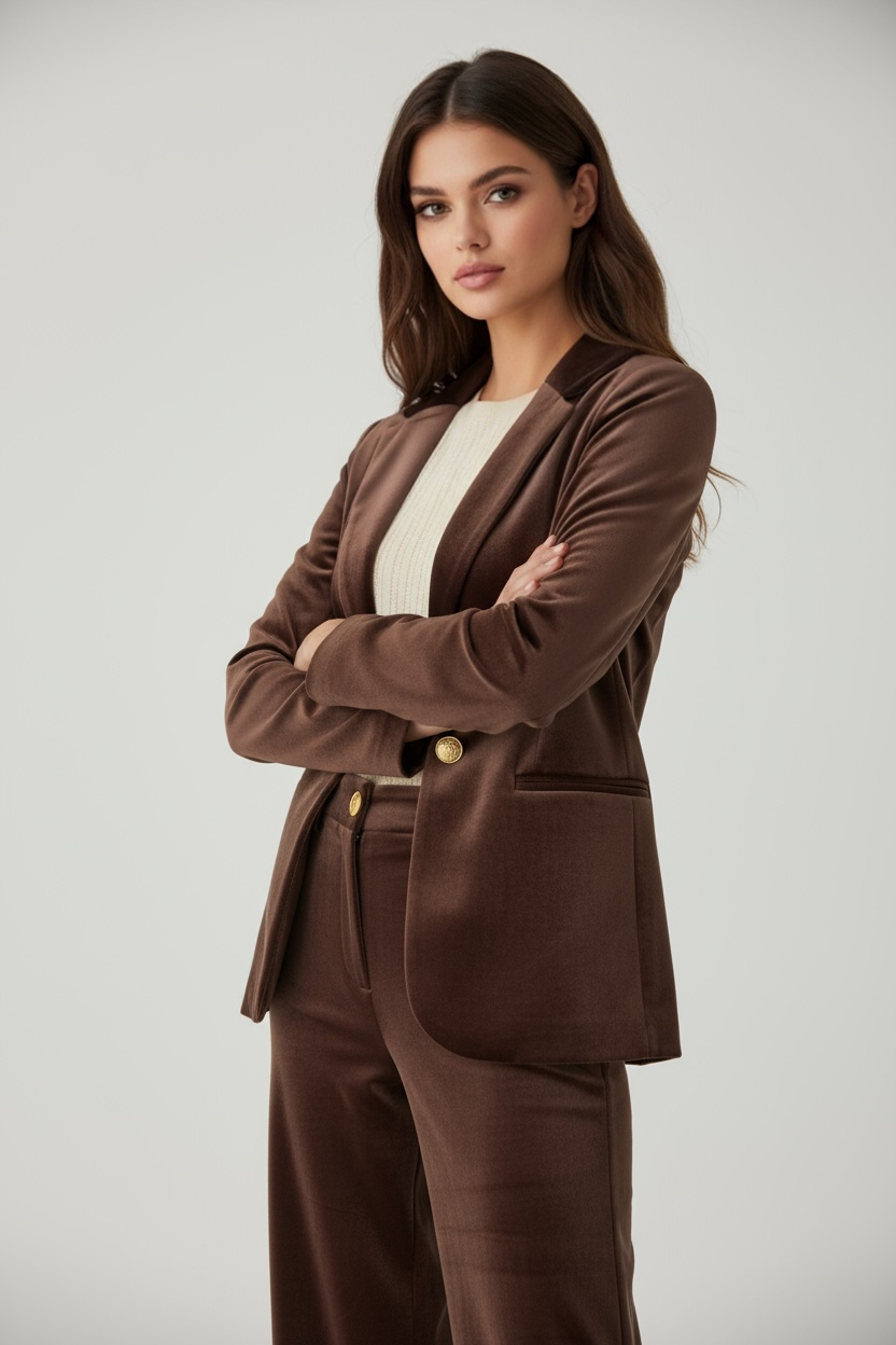 Completo in velluto – Giacca e Pantaloni