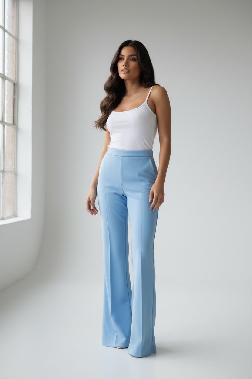 Tailleur Essential Azzurro — Completo