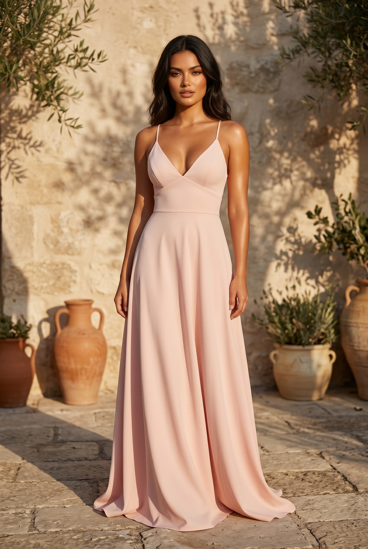 Abito Lungo Eleganza Essenziale