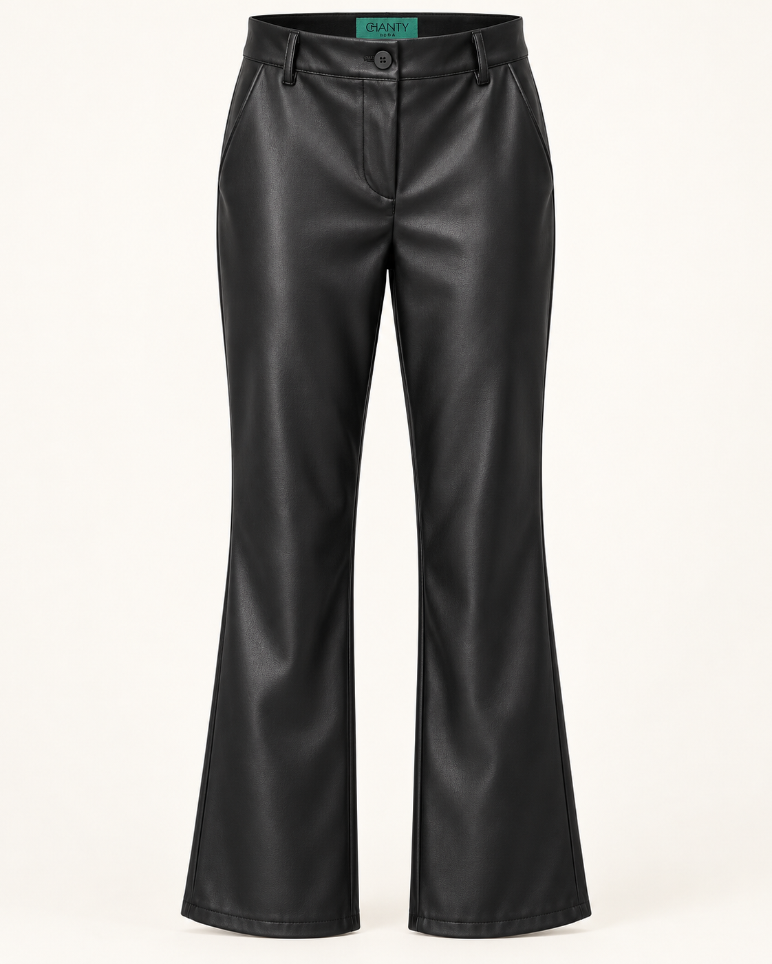 PANTALONE LEATHER FLARE