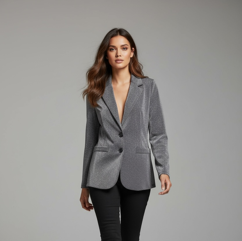 Giacca Donna in Lurex Silver