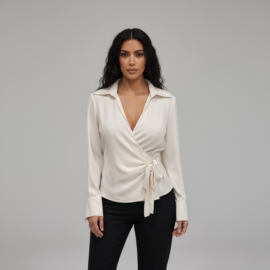 Camicia Wrap – Ivory Touch