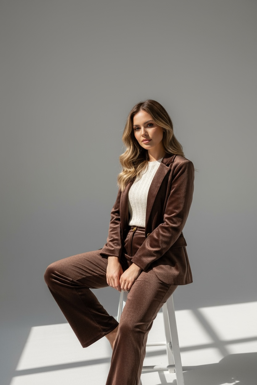 Completo in velluto – Giacca e Pantaloni