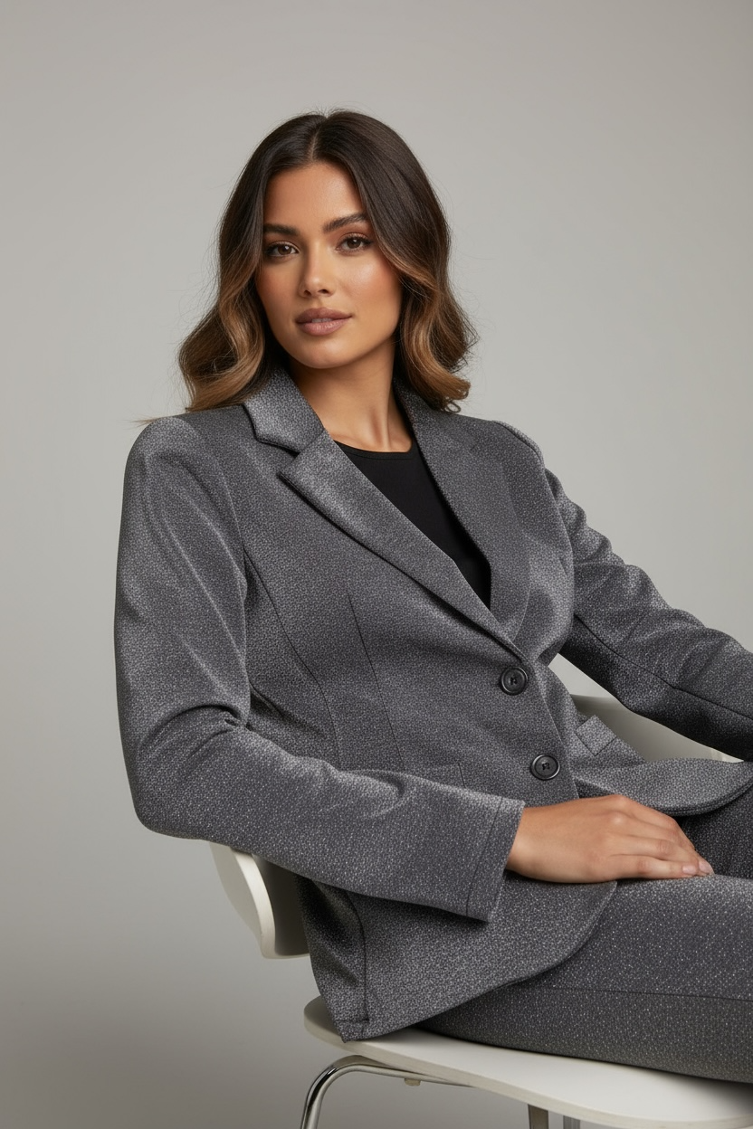 Giacca Donna in Lurex Silver