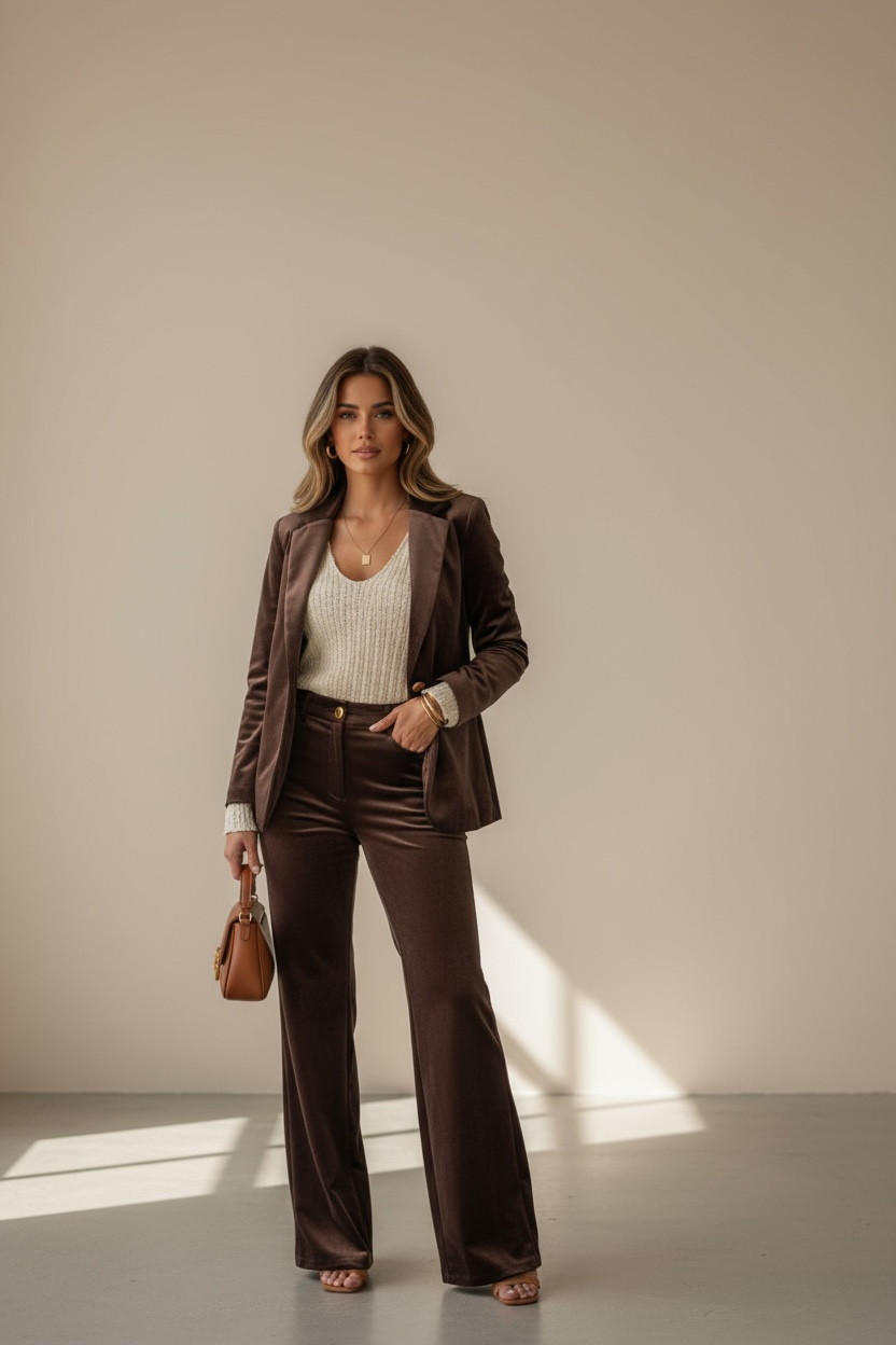 Completo in velluto – Giacca e Pantaloni