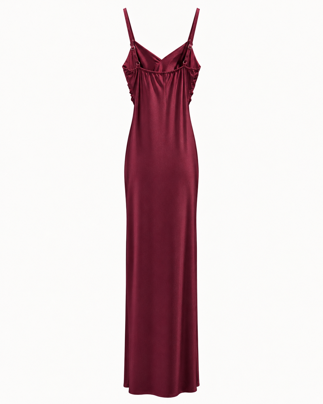 SATIN DRAPÉ | Maxi Dress