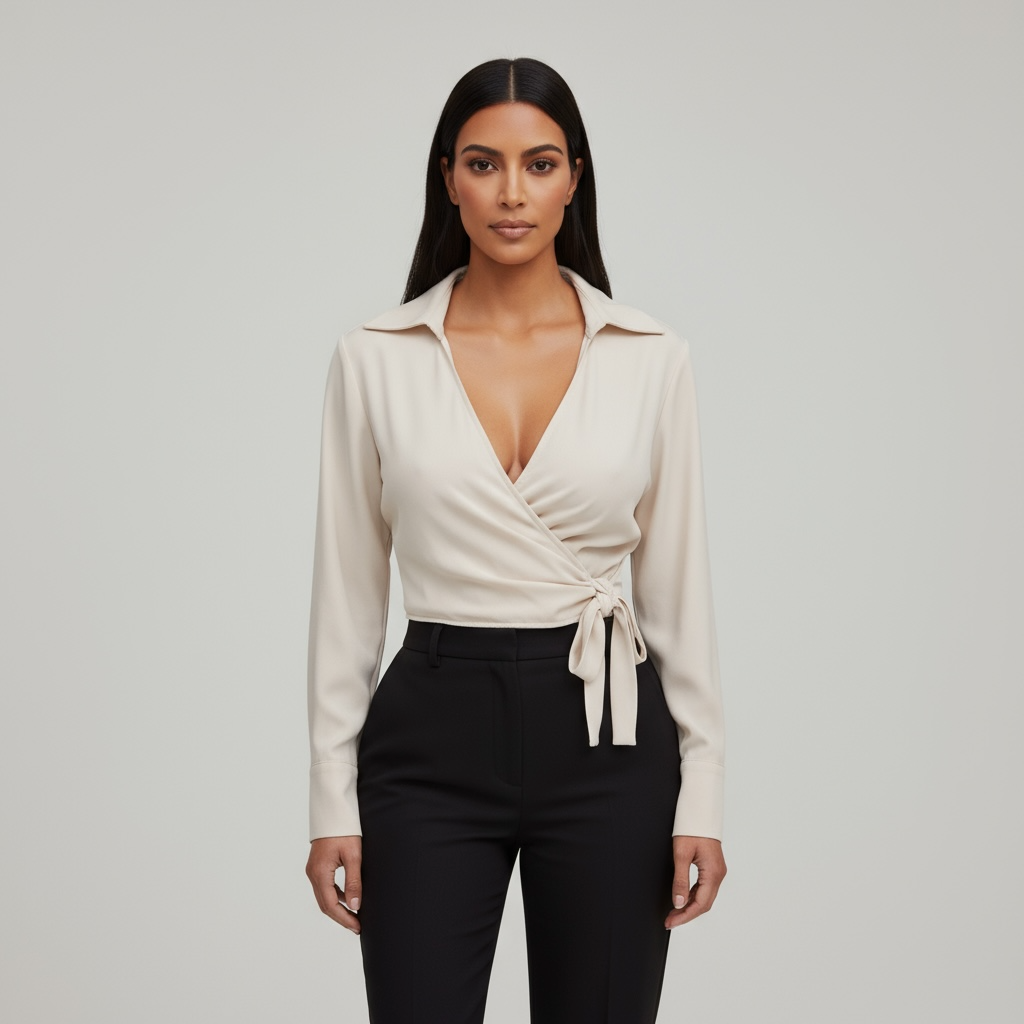 Camicia Wrap – Ivory Touch