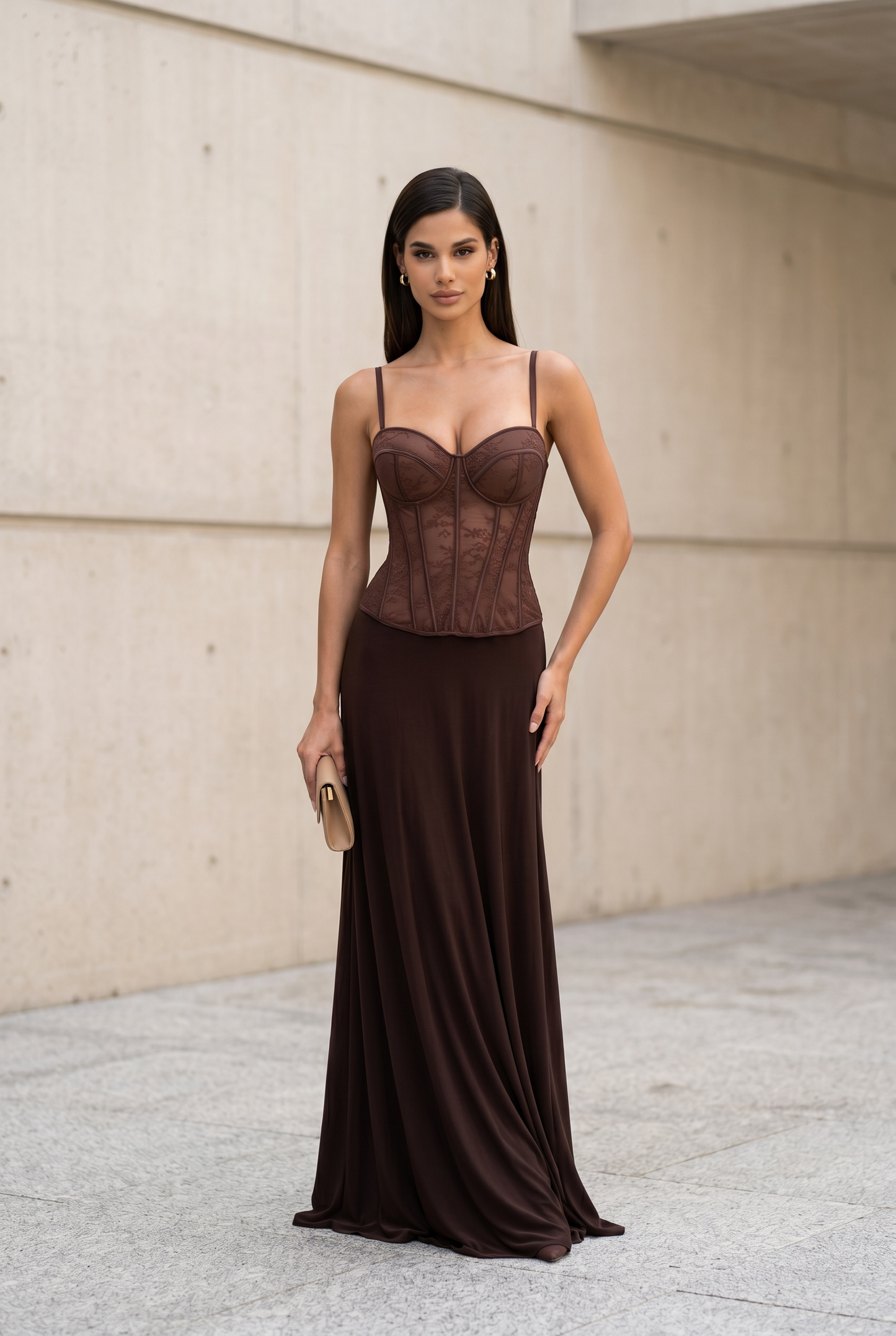 Abito Couture Moka