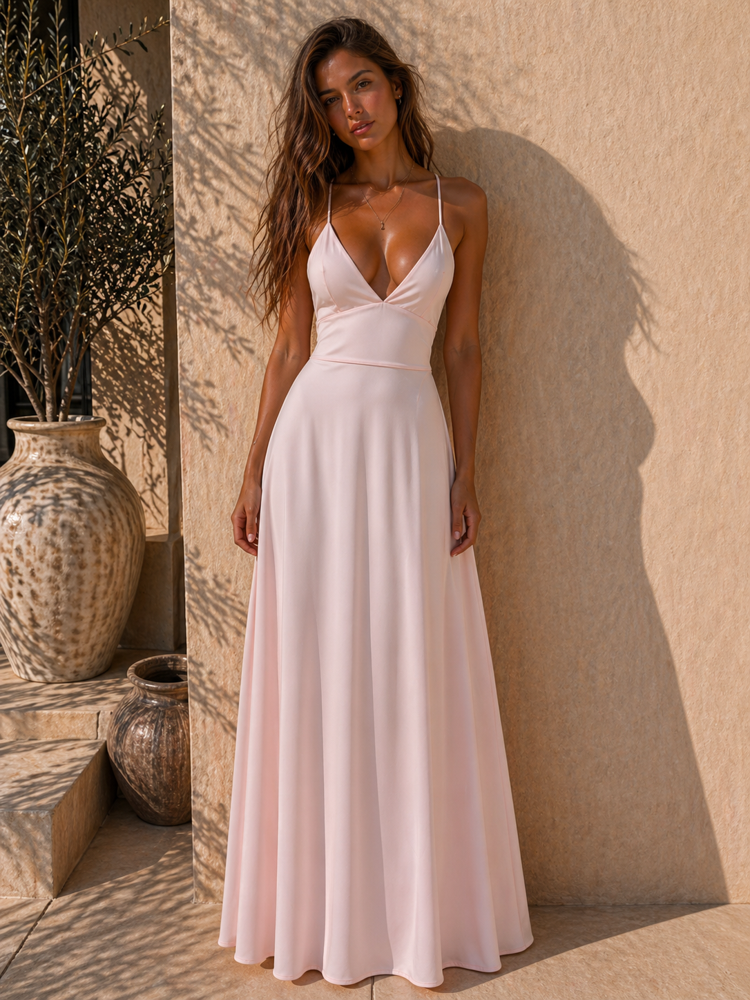 Abito Lungo Eleganza Essenziale