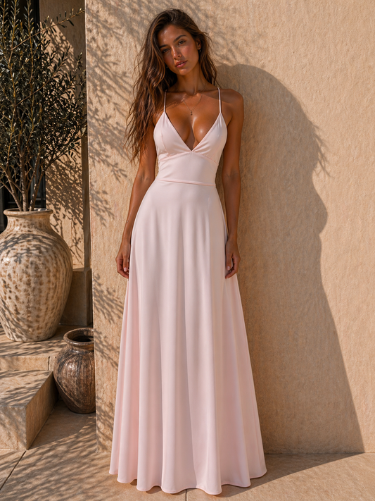 Abito Lungo Eleganza Essenziale