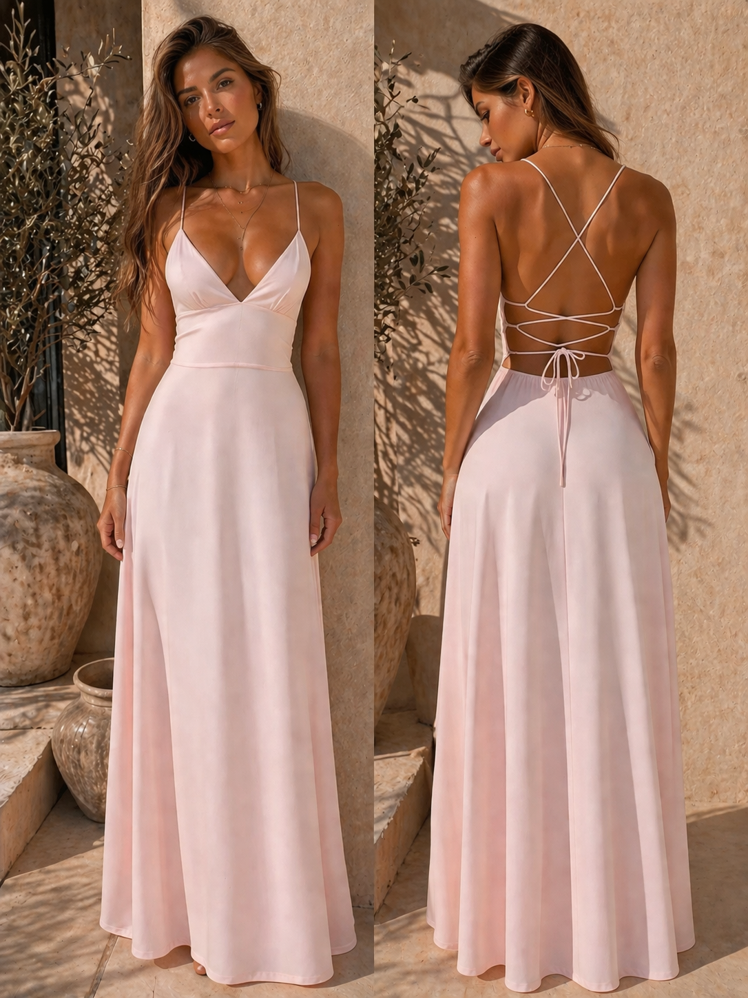 Abito Lungo Eleganza Essenziale