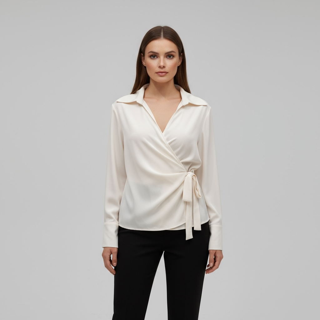 Camicia Wrap – Ivory Touch