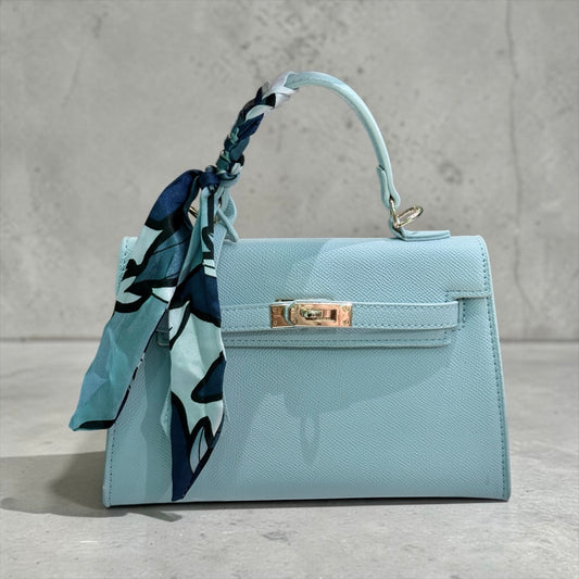 Mini Bag Top Handle Azzurra