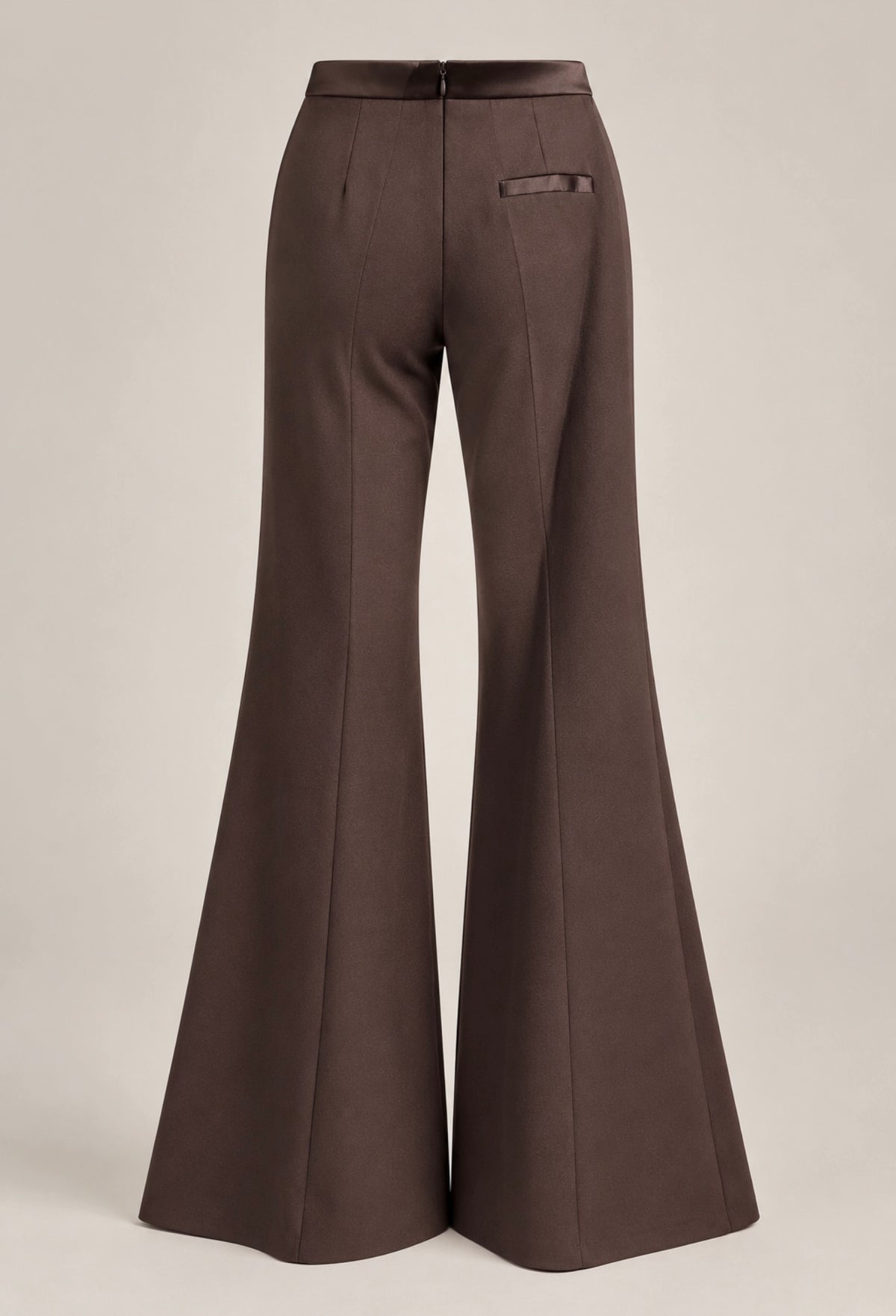 Pantalone Sartoriale a Zampa – Chocolate Brown