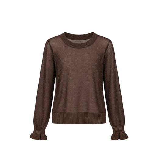 MAGLIA LUREX CHOCOLATE