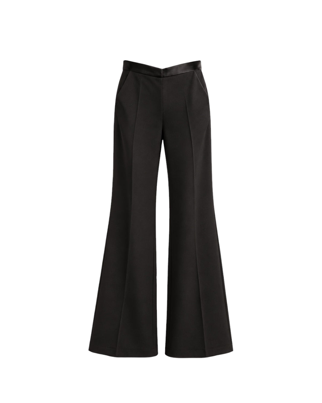 Pantalone Tailored Flare – Satin Details