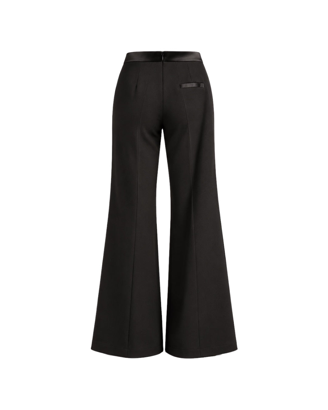 Pantalone Tailored Flare – Satin Details